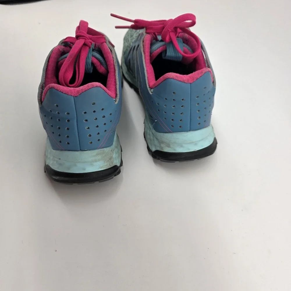 Adidas Vigor Bounce Aqua Pink Running Sneakers Shoes Kid's Youth - SZ 4